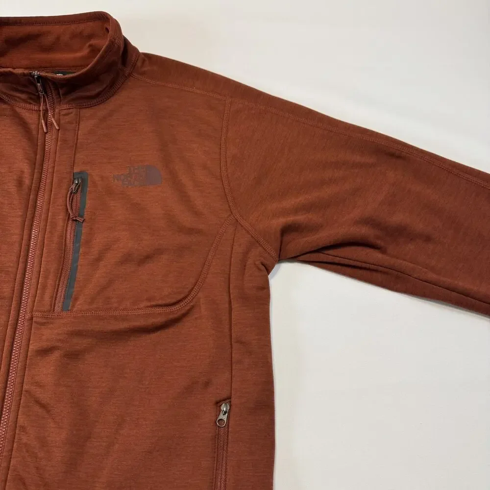 The North Face Men's Canyonlands Full Zip Jacket, Brickhouse Red, Medium